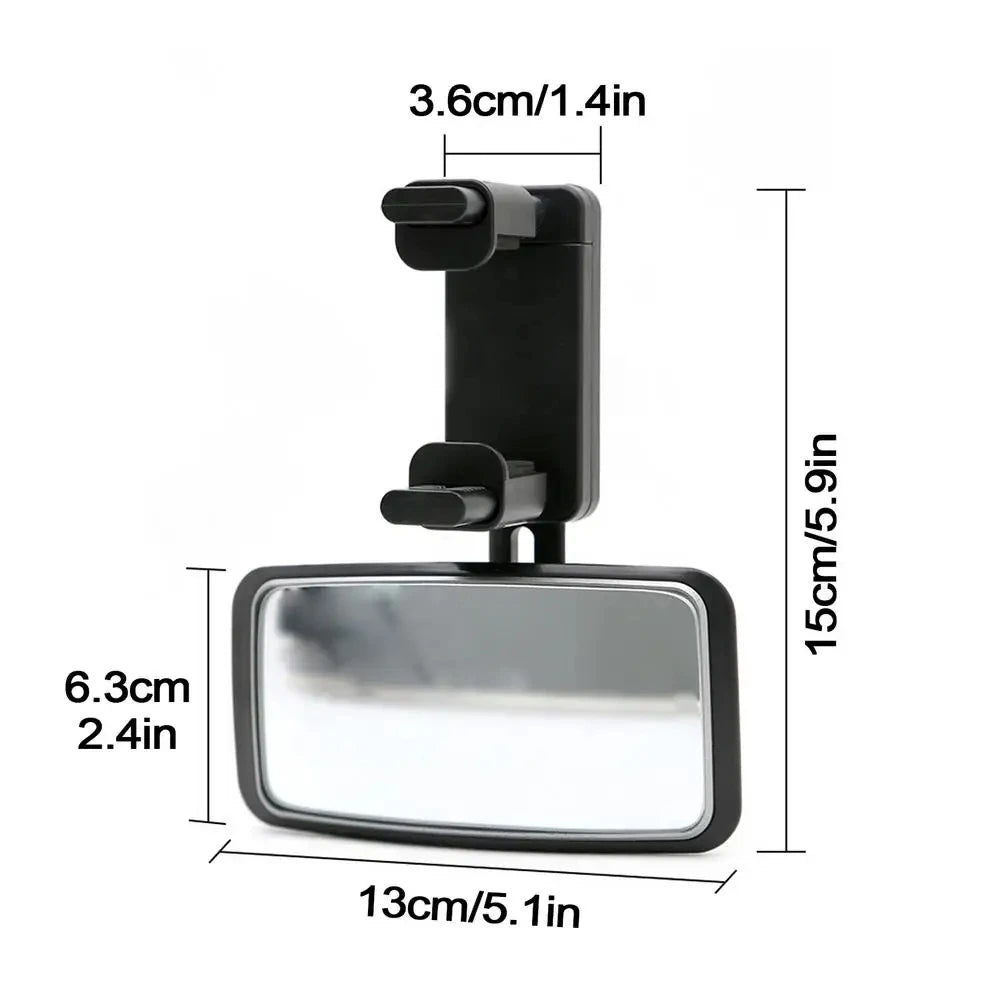 Baby Mirror Car Interior Rear View Mirror Clip Rear Facing Mirrors For Auto Safety Driving Kids Baby Monitor Angle Adjustable