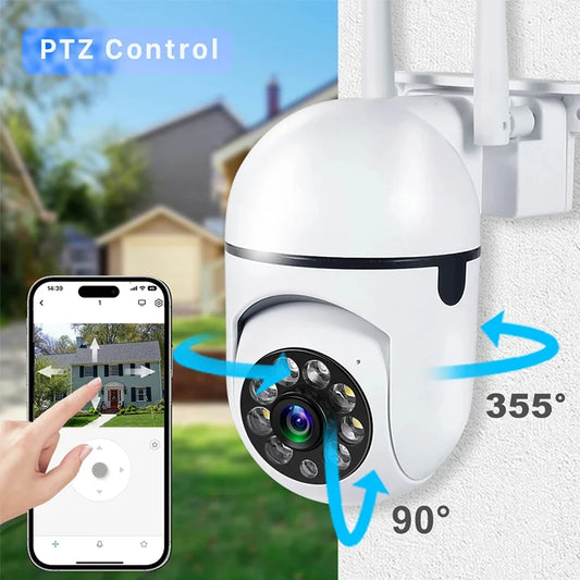 Smart Wifi Camera Video Surveillance IP Cameras Outdoor Security Protection Monitor 4.0X Zoom Home Wireless Waterproof Cam