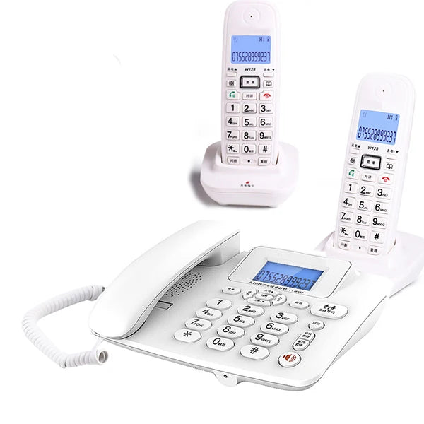 Wireless Telephone 1-4 handstes cordless Answering Machine 2.4G Corded Phone Handset office home hotel Long Range table phone