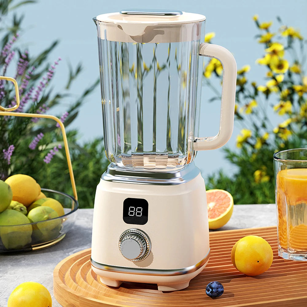 Portable Blender Cup 600ML Mini Juicer Mixer/3000mAh USB Rechargeable/10-Blade Powerful Motor For Smoothies/Vegetables
