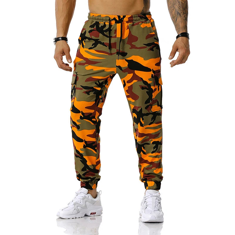 Autumn Spring Camouflage Joggers Pants Men Cargo Pants Multi-pocket Sweatpant Men Hip Hop Casual Trousers Joggers Male XXXL