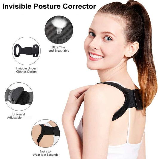 Back Posture Corrector Belt Adjustable Shoulde Neck Spine Reshape Body for Column Postures Correction for Women Men Straightener