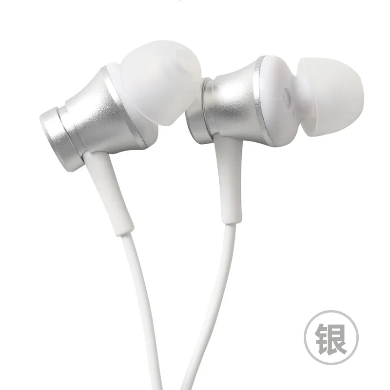 Xiaomi Mijia Smart Earphones Piston 3 Fresh Version In-Ear With Mic Wire Control For Mobile Phone For Xiaomi 5 5s 6 For Iphone