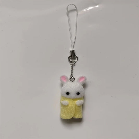 Baby Calico Critter Bunny Phone Case Charm | Phone Accessories, Rabbit, Charms, Keychains