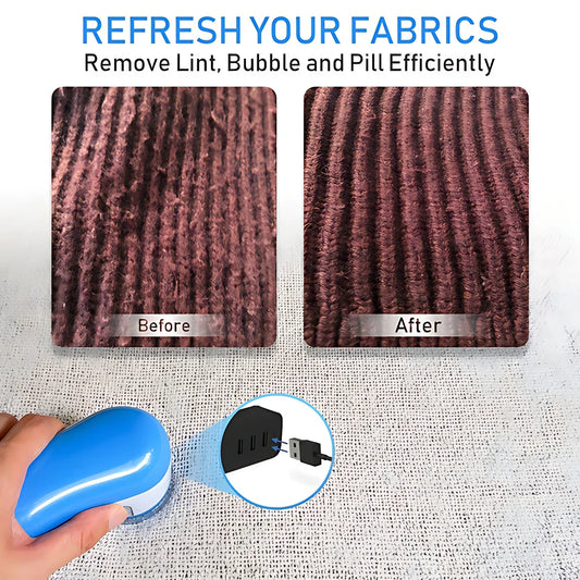 Electric Fabric Shaver Lint Remover USB Powered Lint Shaver Efficiently Removes Lint from Fabrics Clothing Sweaters