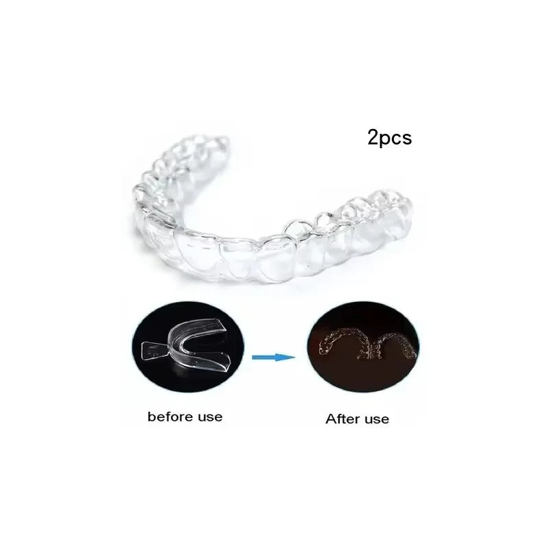 2-piece Teeth Tray Whitening Braces For Oral Hygiene Care Bleaching Teeth Tools