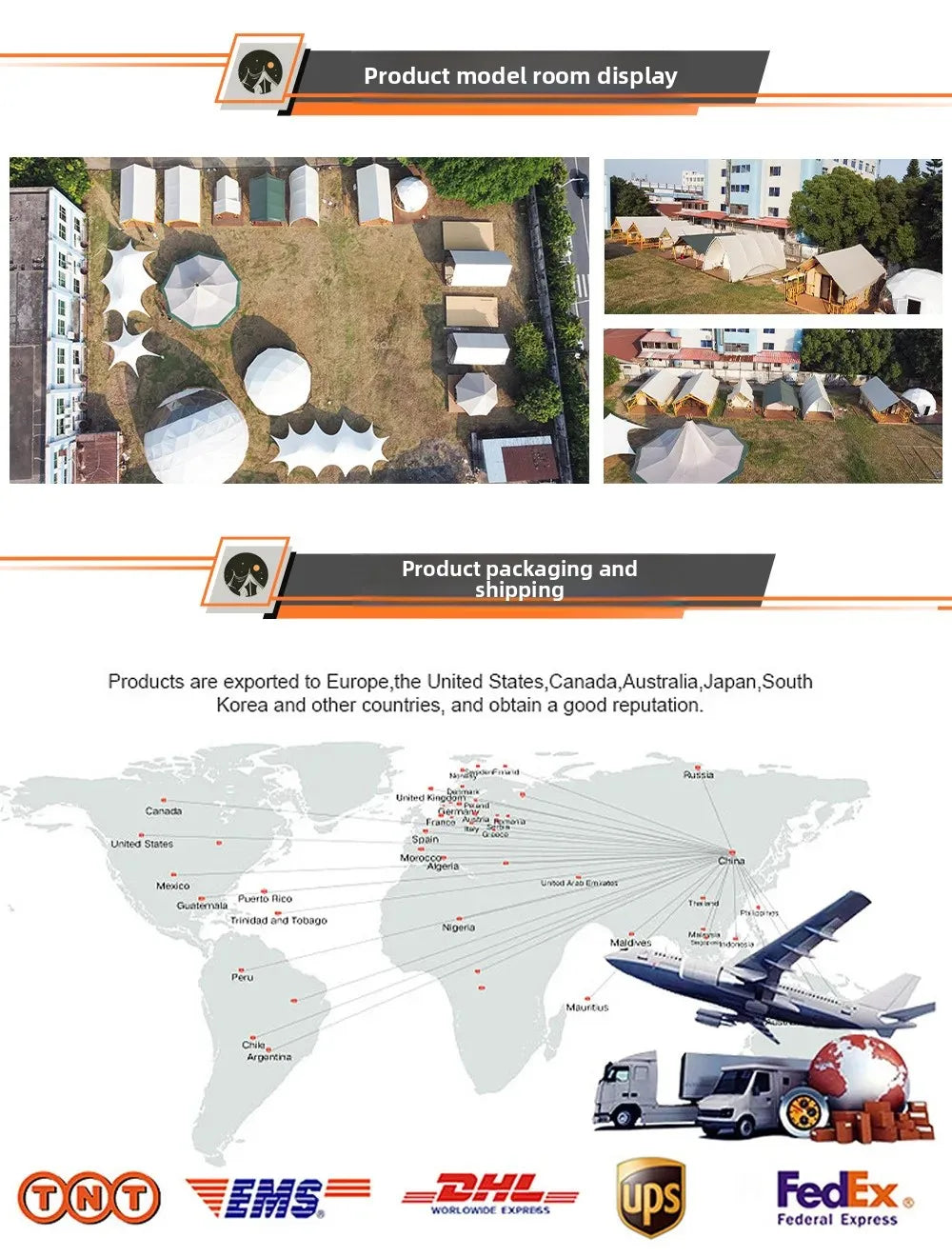 Outdoor Camping Tents, Hotel Camping Bases, Large Wooden House Accommodation, Suitable for Camping, Customizable Large Capacity