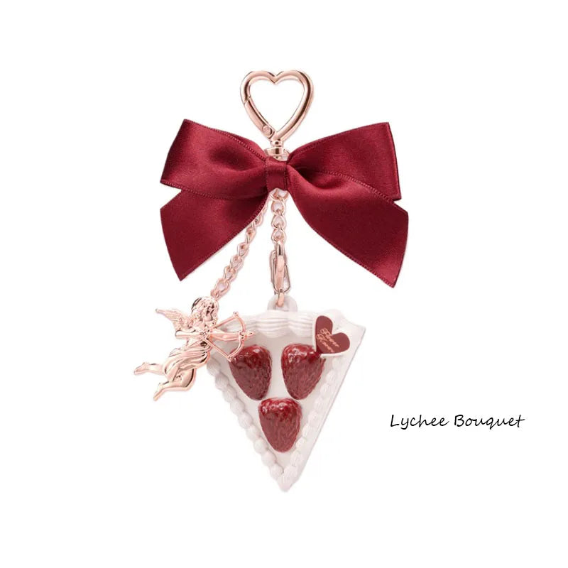 Flower Knows Strawberry Cupid Collection Solid Perfume Balm Pendant Perfumes Convenient On-the-Go