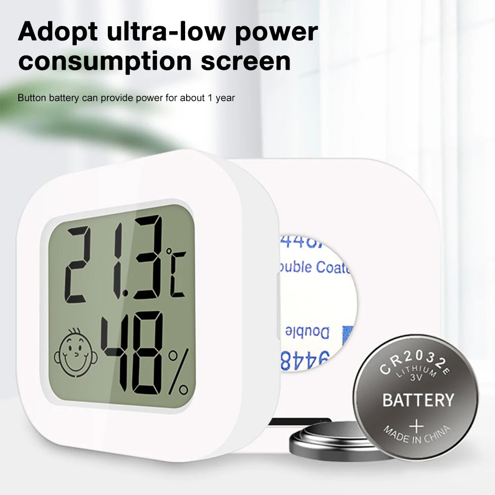 LCD Digital Thermometer Hygrometer Indoor Room Electronic Temperature Humidity Meter Sensor Gauge Weather Station For Home