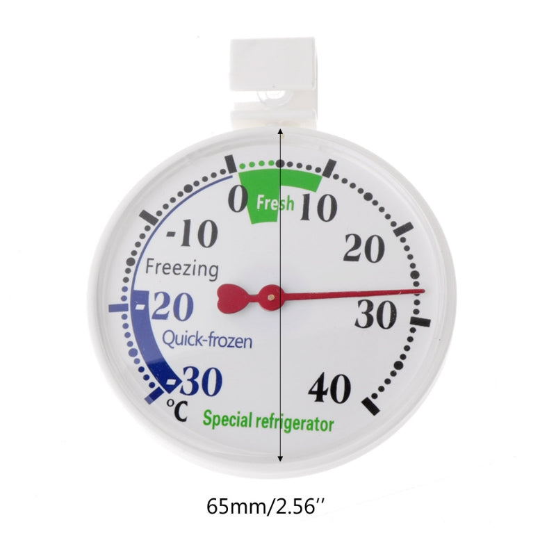 Fridge Thermometer for Traditional Refrigerators Mini Fridges Freezers -30°~40°C Large Dial with Red R9UF