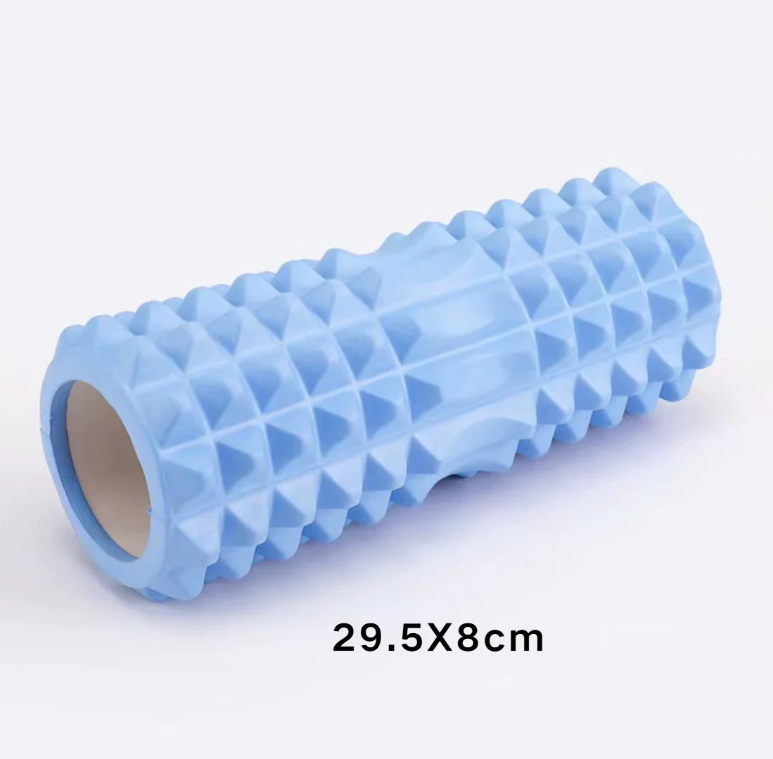 1PC Hollow Foam Massage Roller - High-Density EVA Yoga Roller for Muscle Recovery, Physiotherapy & Sports Anti-Slip Design
