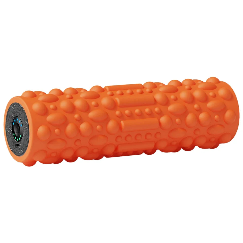 Electric Vibrating Foam Roller Yoga Column Rechargeable Massage Column 5 Modes Exercise Roller for Bodybuilding