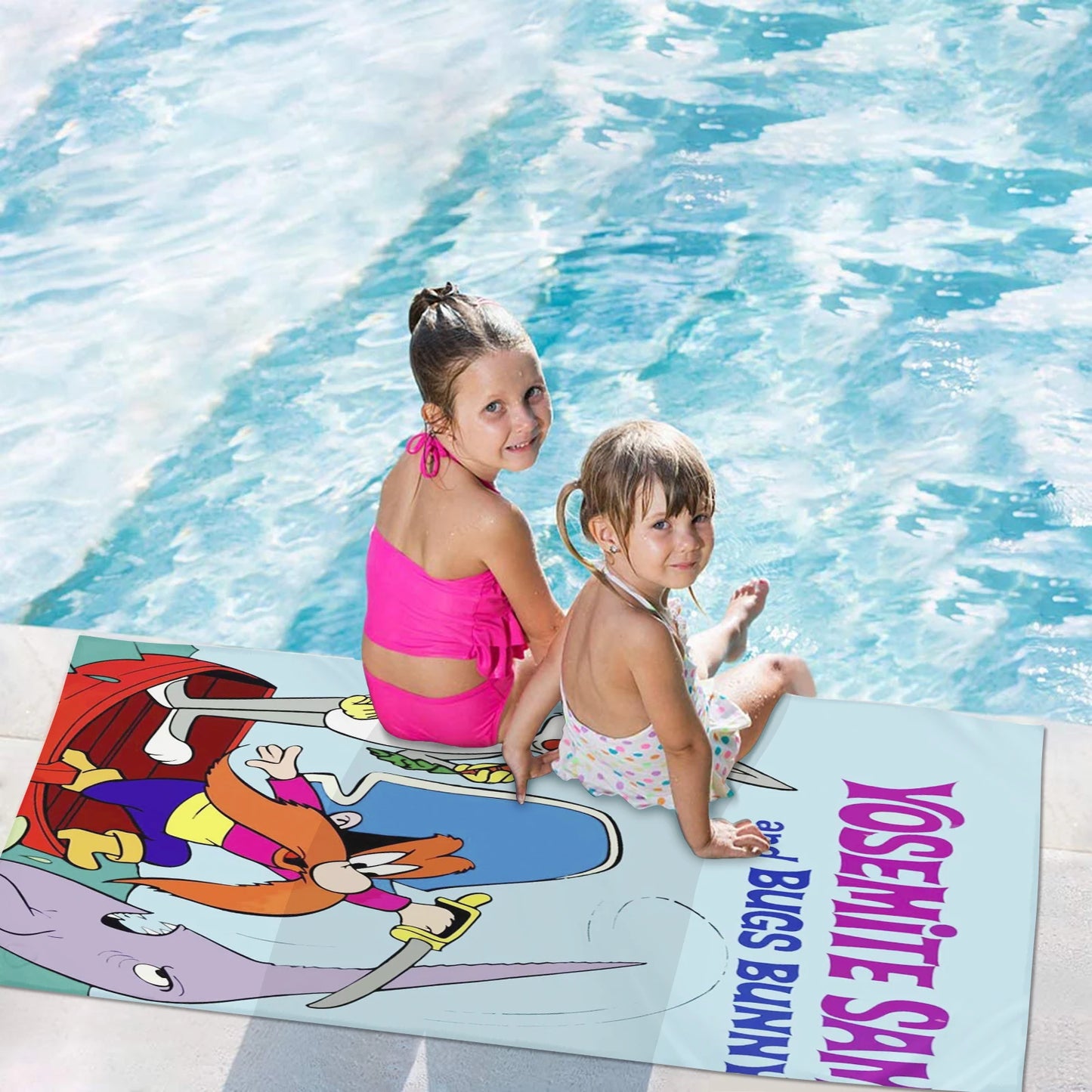 Bunnys Anime Cartoon Beach Towel Baby Bugs Bunny, Hand Shower, Travel Towels, Bathroom, Cute Room Decor, Bath