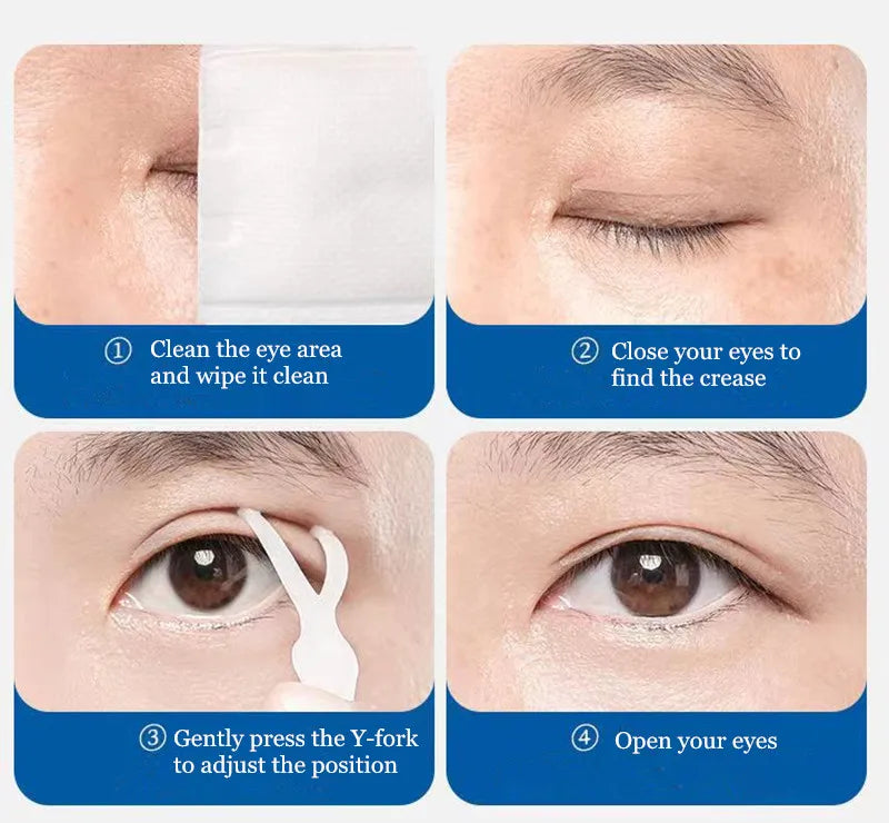 180/270PCS Double Eyelid Tape Invisible Eyelid Lift Band Self Adhesive Paste Fiber Waterproof Free Glue Eye Stickers