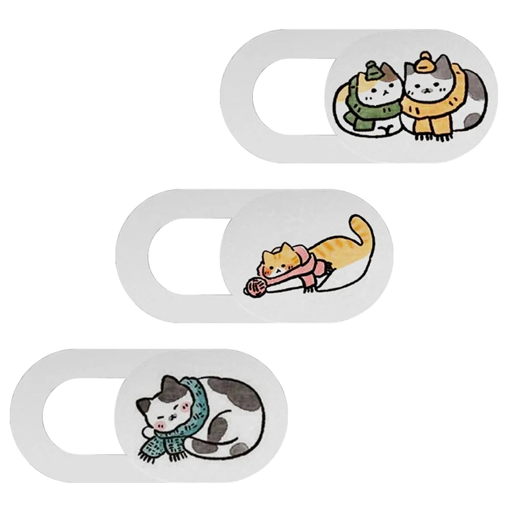 3pcs Webcam Camera Cover For Lens Protective Privacy Mask Sticker Laptop Tablet Computer Safety Shield Mobile Phone Photography