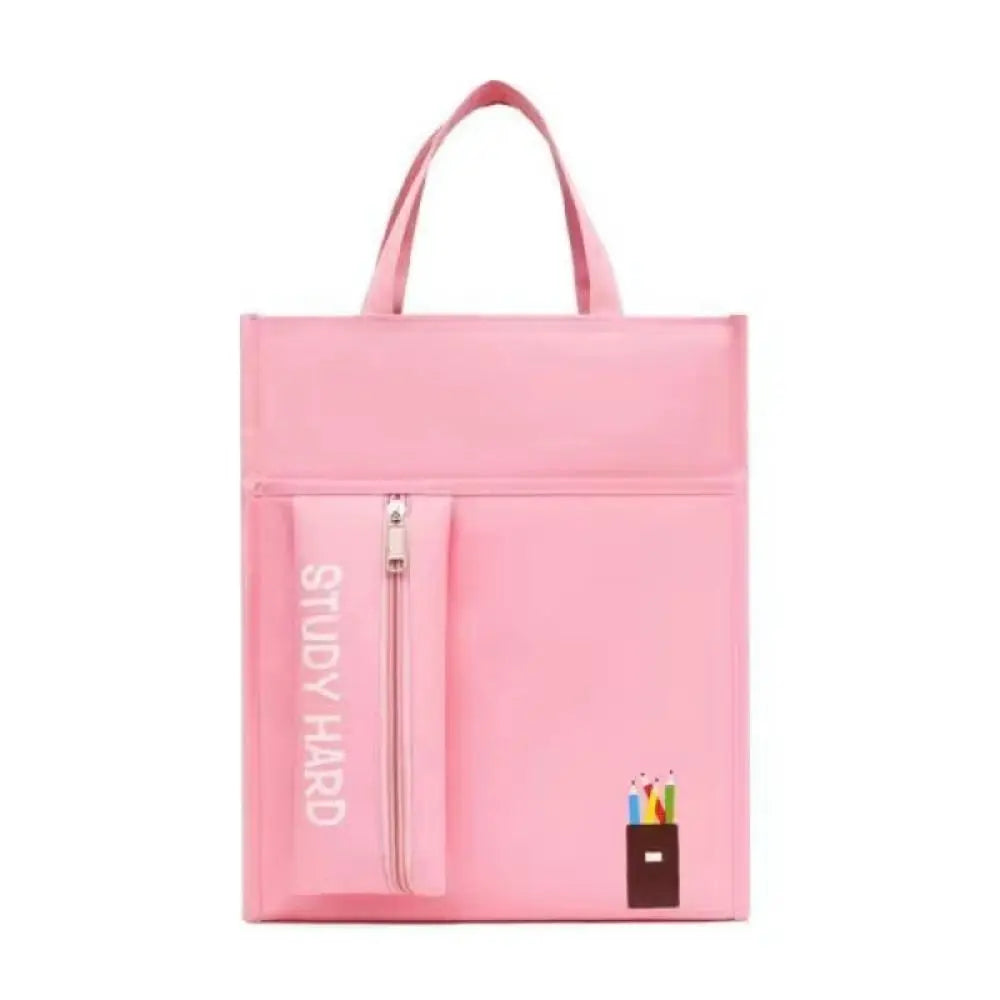 Shopping Bag Student Tutorial Bags Portable Travel Bag Children Art Bag Large Capacity Multi-functional School Information Bag