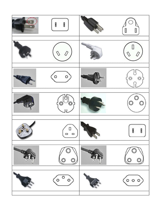Universal Travel Adapter With 2 USB Ports Power Charger Adapter Outlet Converter Socket Plug Adaptor Connector EU UK US AU