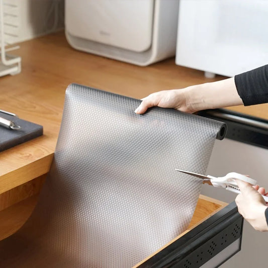 Reusable Shelf Liners Dustproof Pads EVA Cabinet Mat Dustproof and Non-slip Drawer Mat Waterproof Moisture-proof Drawer Mats