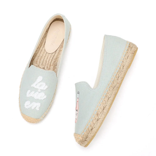 Espadrilles for Women Fashion Hemp flat office shoes for women free shipping Platform comfortable for work