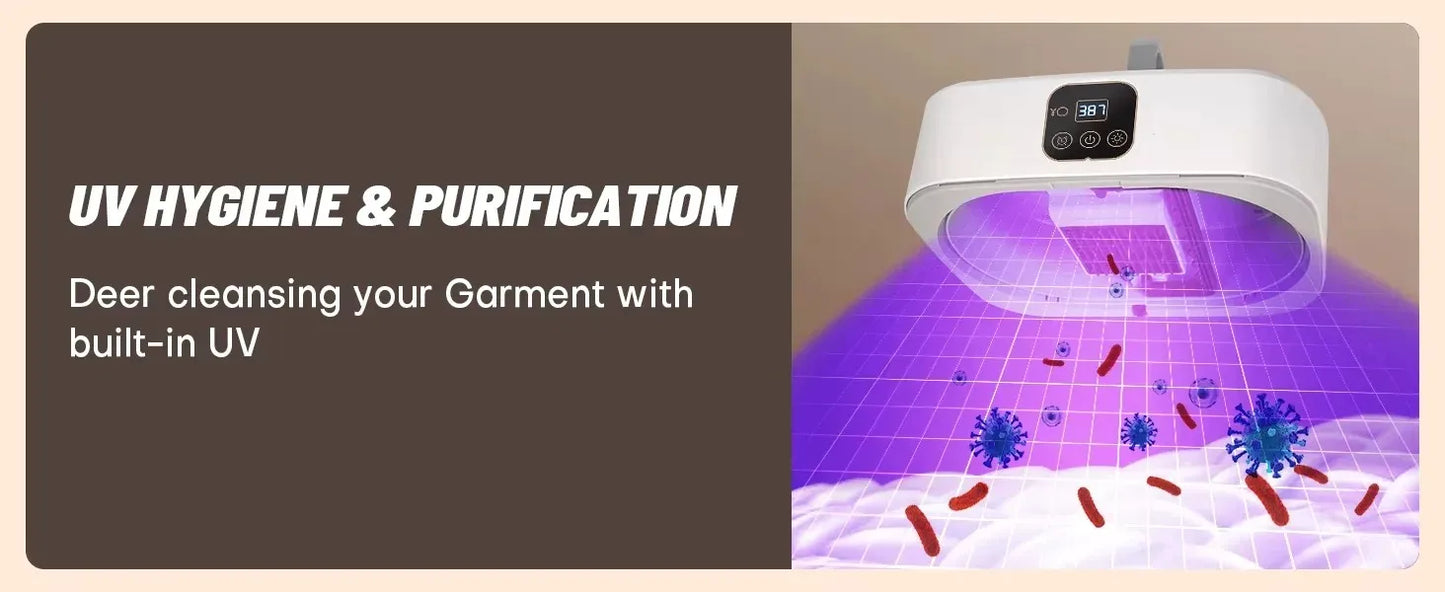 Multifunctional Dryer Electric Clothes Dryer Portable Compact Foldable Laundry Dryer Machine with Dryer Bag and Time Setting