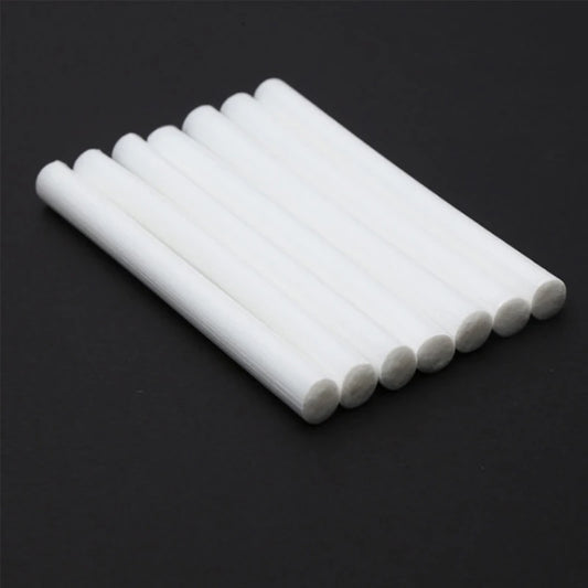 10Pcs Cotton Swab Filter Cotton Core Absorbent Humidifier Mist Diffuser Atomizer Cotton Filter Stick 10mmx125mm