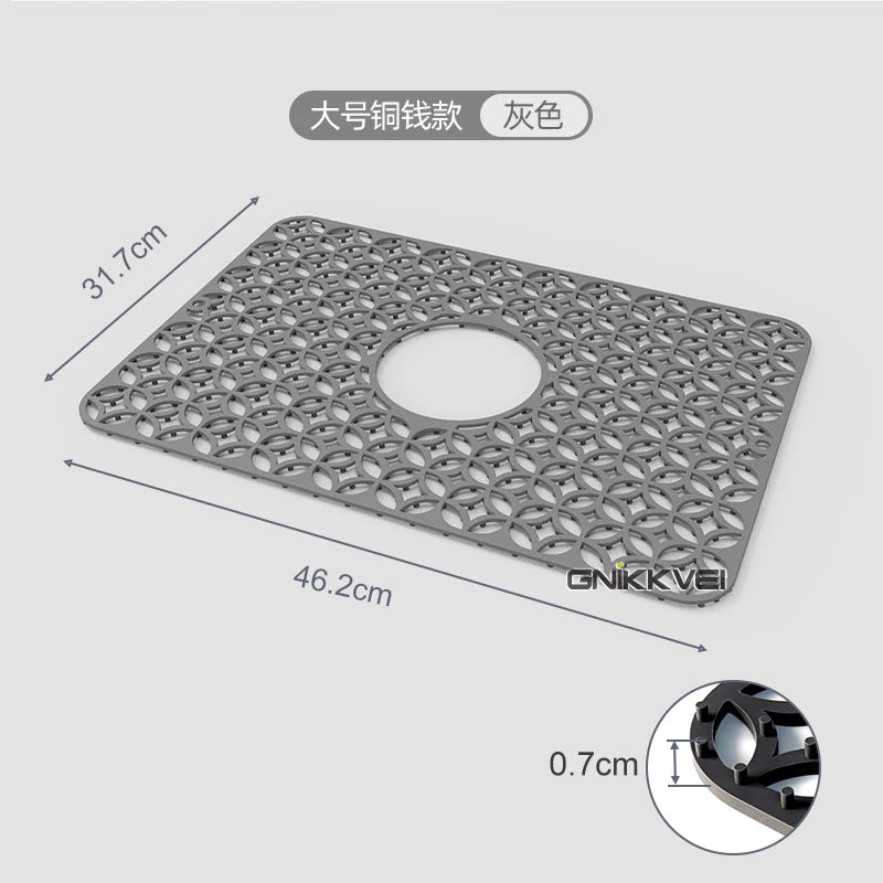 Sink Protectors for Kitchen Sink, Kitchen Sink Mats Silicone Sink Protector, Sink Mat Grid for Kitchen Bottom of Farmhouse