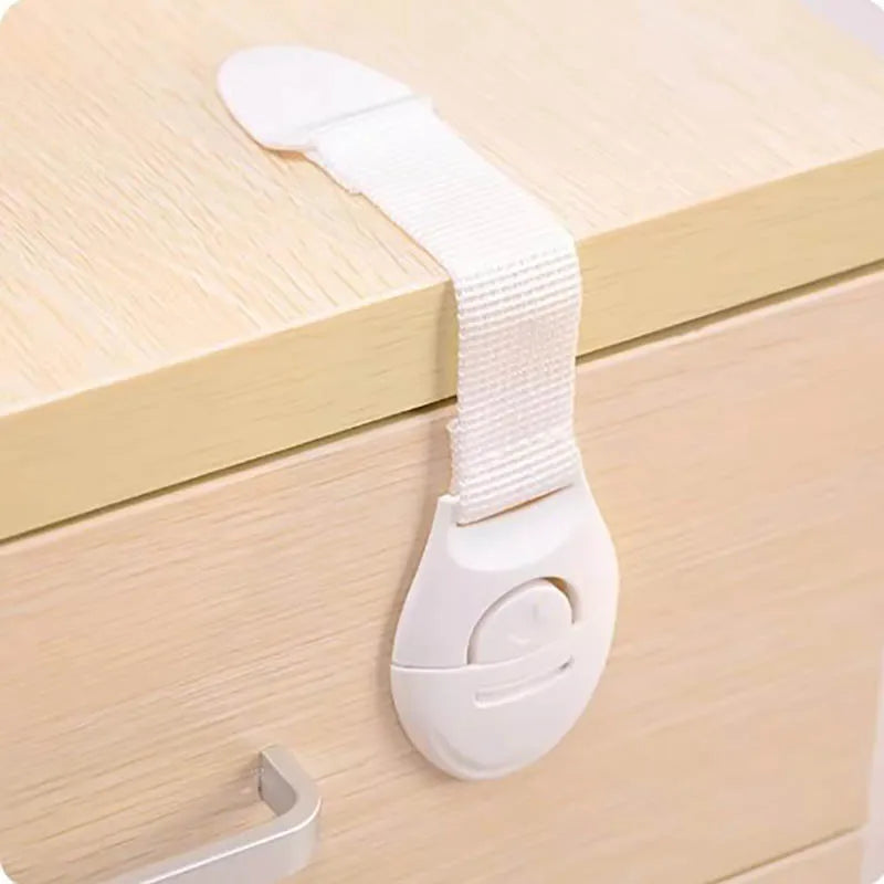 10PCS Child Safety Cabinet Lock Baby Security Protection Drawer Door Cabinet Lock Plastic Protection Kids Safety Door Lock