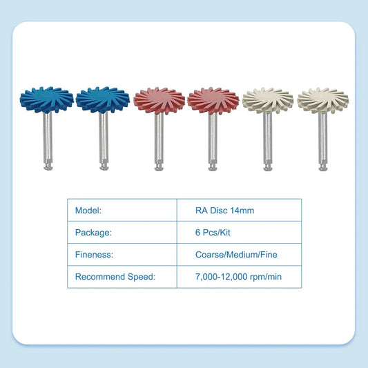 ELIJAH Dental Composite Resin Polishing Disc Kit Composite Resin Self-Glazed Polishing Disc Wheel For Tooth Whitening Materials