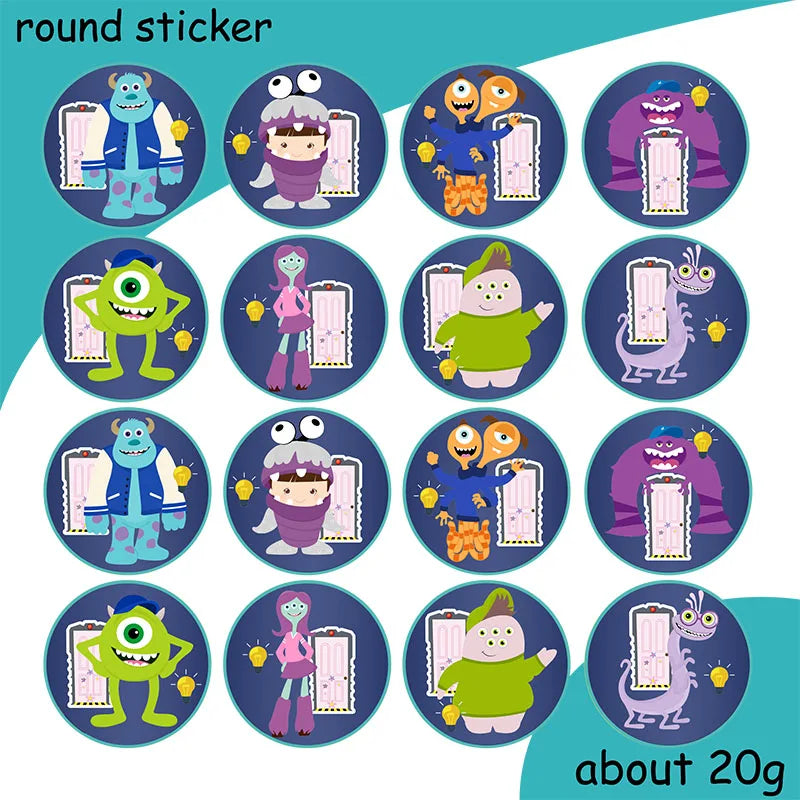 MINISO Monsters University Theme Birthday Party Decoration Party Supplies Hot Videos Scene Decoration Balloon Party Supplies