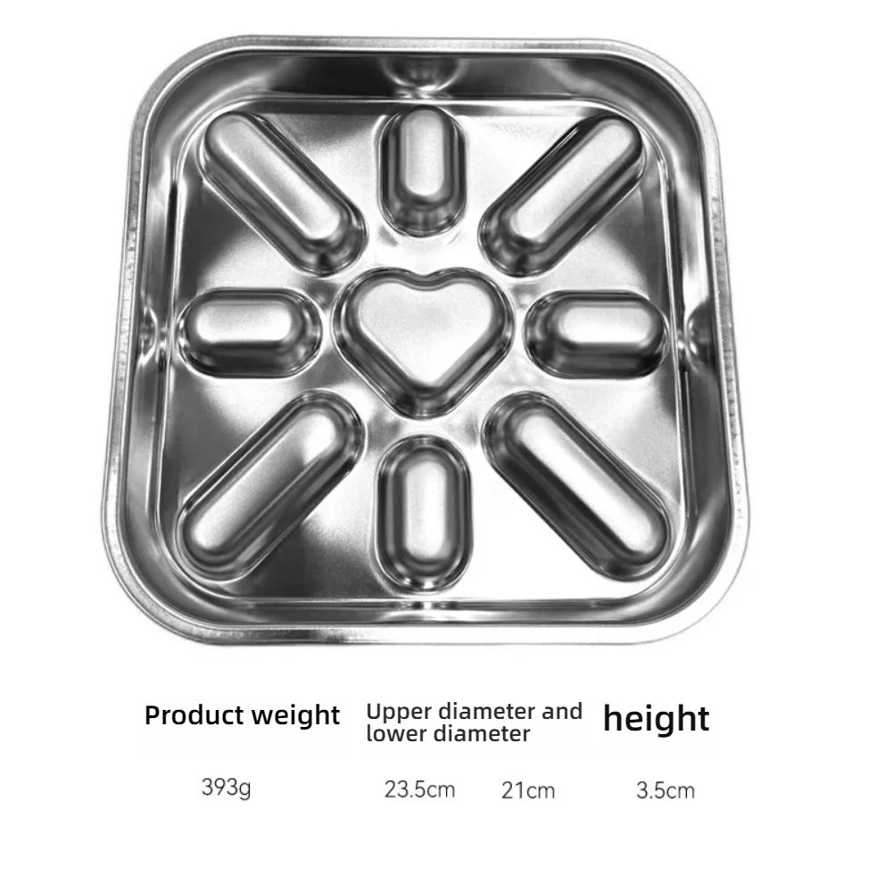 Stainless Steel Slow steel slow food bowl for dogs, feeding basin for cats, anti choking and anti overturning bowl Pet supplies