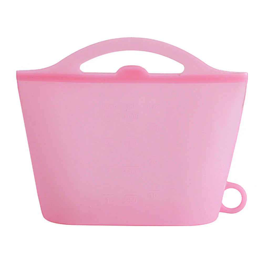 Silicone Food Storage Bag Reusable Ziplock Bags for Food Storage Airtight Seal Microwave Safe For Food Storage Durable
