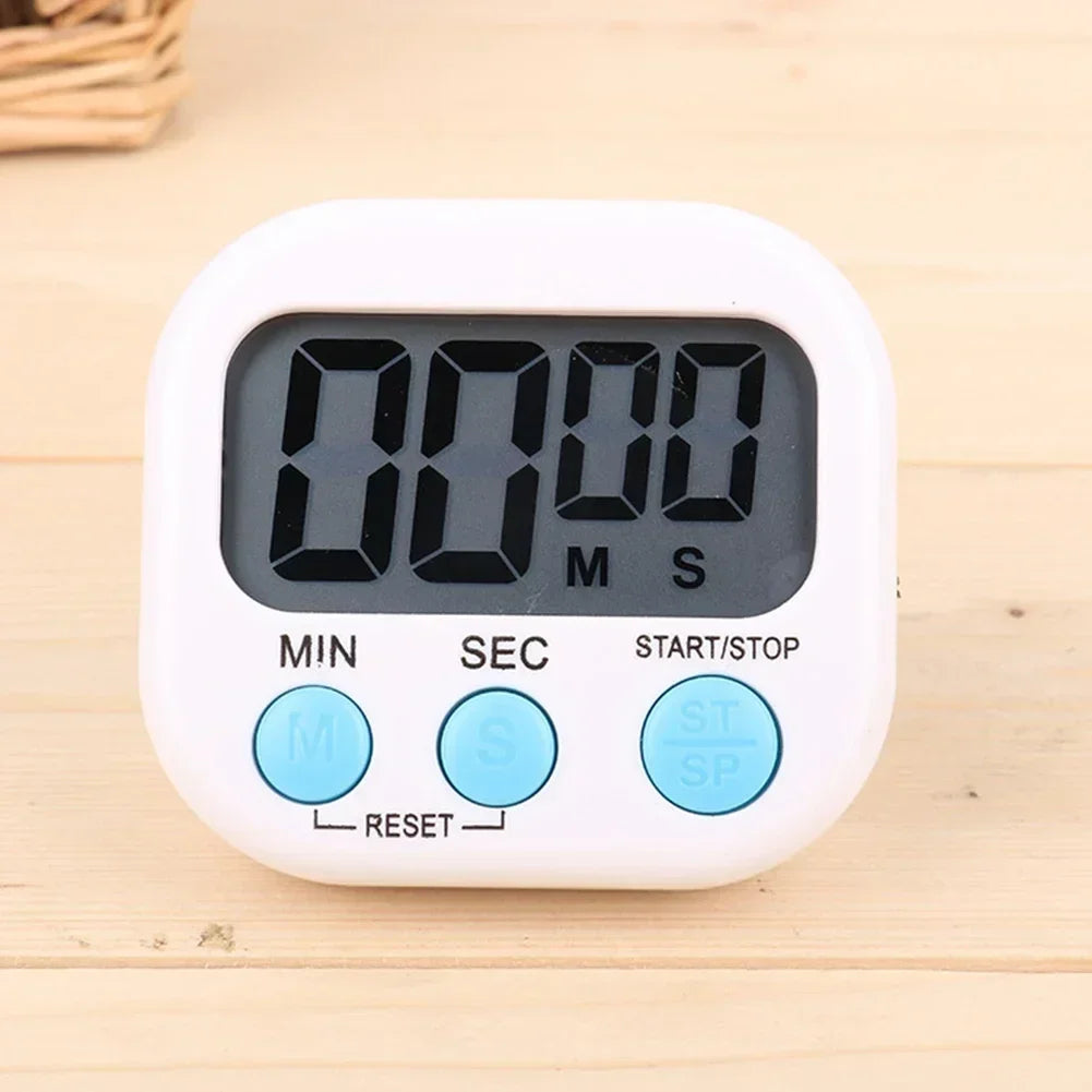 Kitchen Magnetic Digital Timer Egg Clock Stopwatch Large LCD Digital Loud Alarm Count-Down Up Clock Practical Cooking Gadget