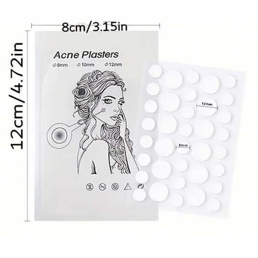 36pcs Blemish Patches Invisible Acne Dots Pimple Patches Hydrocolloid Acne Spot Patches Zit Stickers For Face