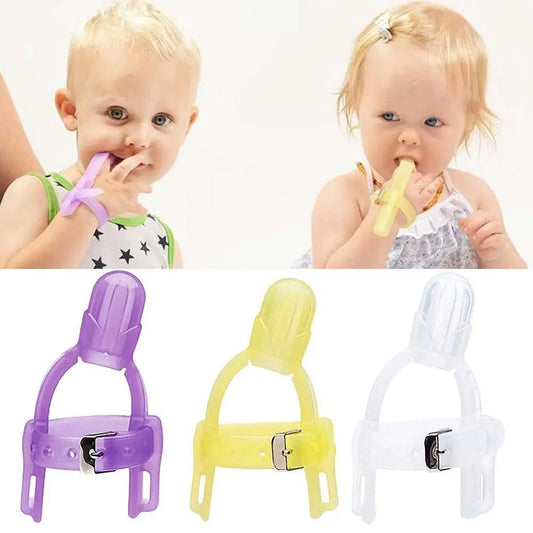1PC Nontoxic Silicone Baby Kids Child Finger Food Grade Adjustable Guard Band Stop Children Orthosis Hand Eat Wrist Sucking