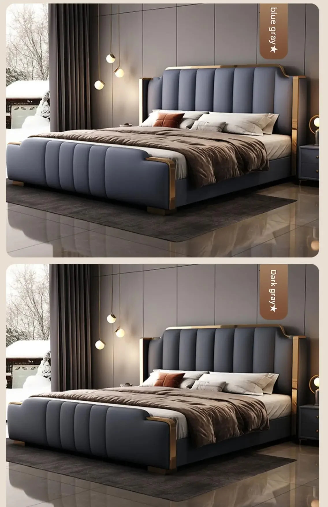 Italian Luxury Beds Leather Modern Simple Storage Beds Queen White Bedroom Double Somieres Marcos De Cama Bedroom Furniture