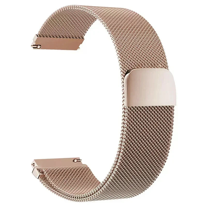 Stainless Steel Milanese Strap Return Magnetic Bracelet 18mm/20mm/22mm Replacement Strap Suitable for smartwatches