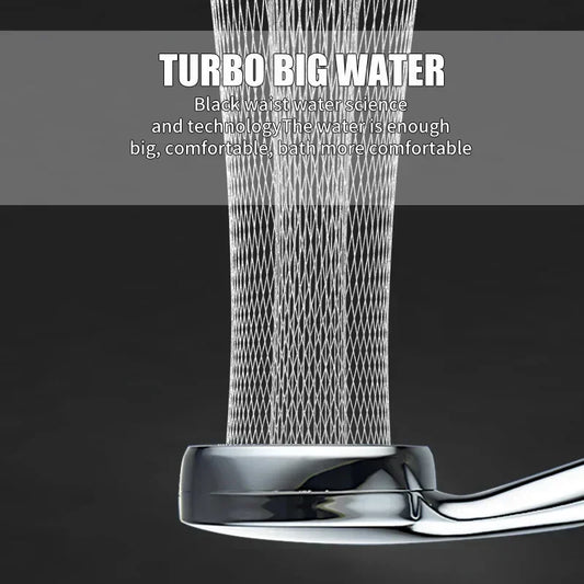 High Pressure Water Saving Rainfall Shower Head Bathroom Accessories ABS Chrome Holder Showerhead Bathroom Accessories