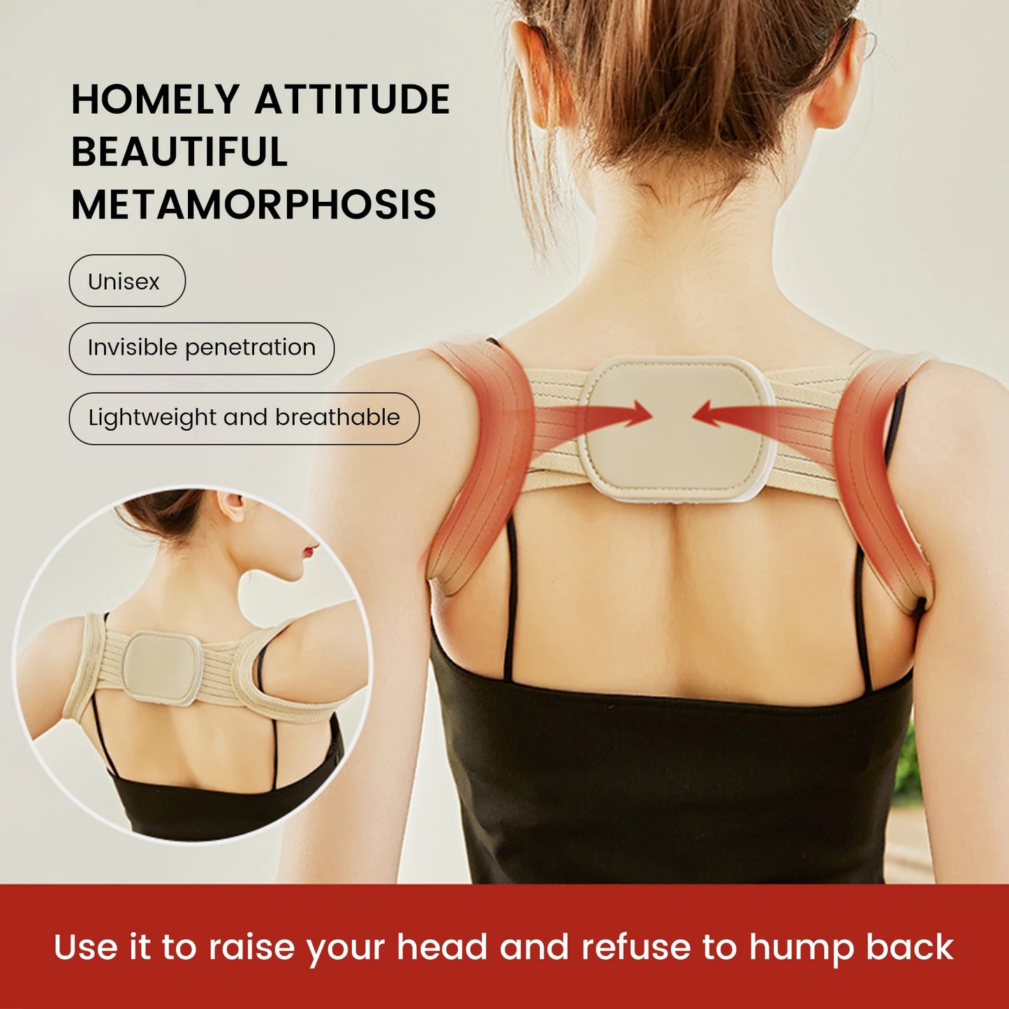 New Adult Children Back Posture Corrector Clavicle Back Support Correction Back Straight Shoulders Brace Strap