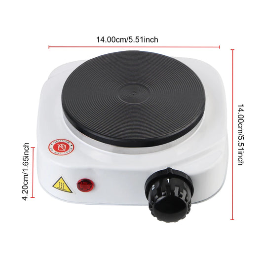 Multifunctional Kitchen Appliance Mini Electric Heater Stove Hot Cooker Plate Milk Water Coffee Heating Furnace 500W 220V