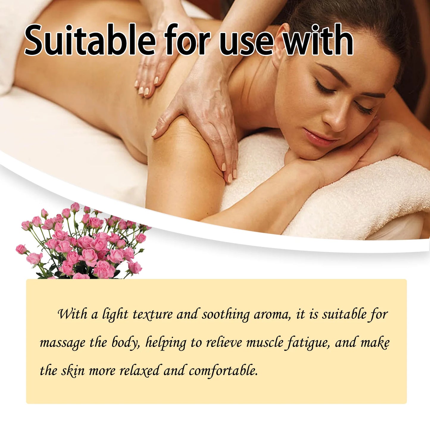 OceAura Vanilla Body Care Oil for Dry Skin Slimming Massage Moisturizing and Firming Skin Body Care Essential Oil 4oz