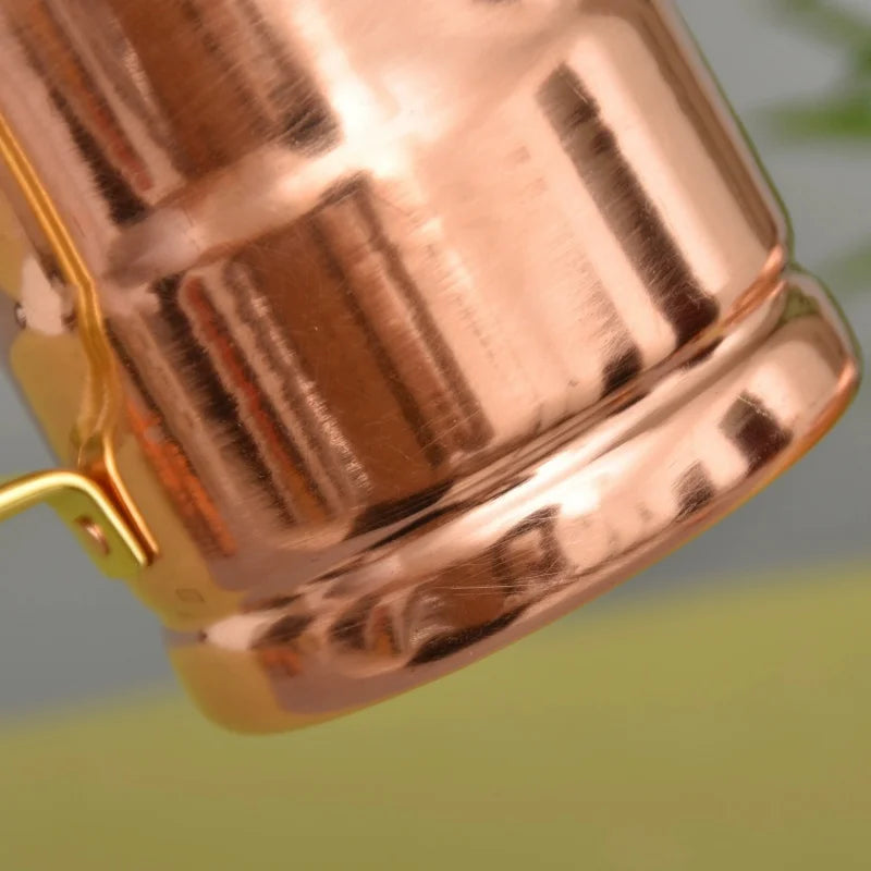 Handcrafted Beer Milk Mug Weave Handle Thickened Moscow Water Mule 360ML Breakfast Cup Drinkware Tableware Pure Copper 1 PCS