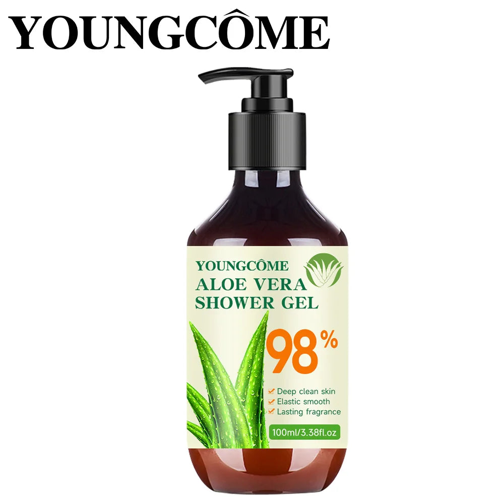 Aloe Vera Moisturizing Shower Gel,suitable for all skin types,Deep cleans pores,Improves the texture of skin Moisturizing Smooth