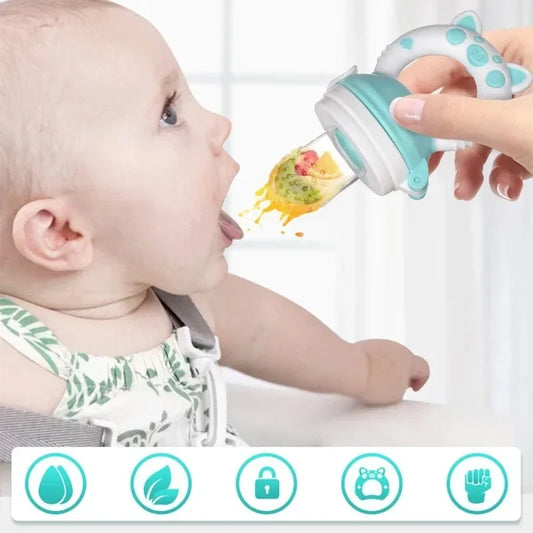 Silicone Fresh Food Nipple Baby Feeder Kids boy girl Fruit Nipples Feeding Safe Infant Baby Supplies Nipple soother Bottles