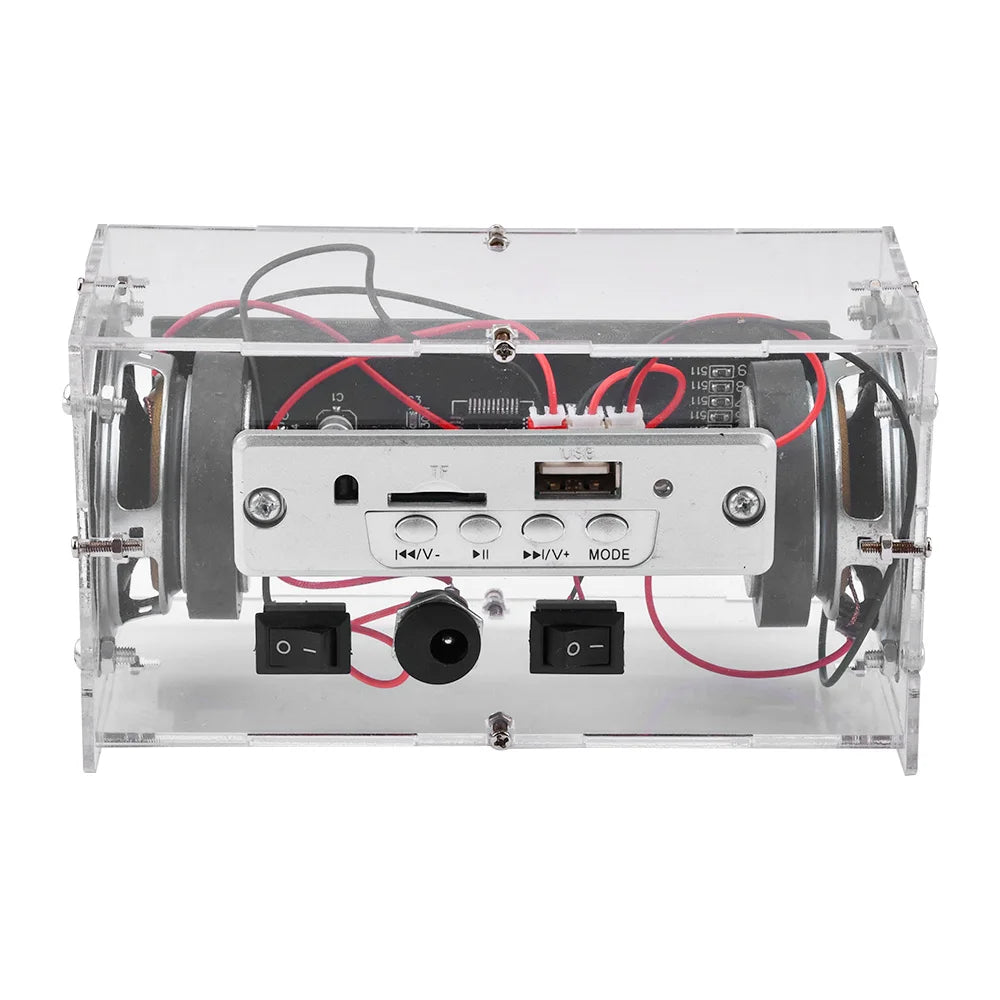 DC3.7-5V DIY Bluetooth Speaker Kit Electronics Flash the lights along to the music DIY Sound Soldering Electronic Kit Speakers