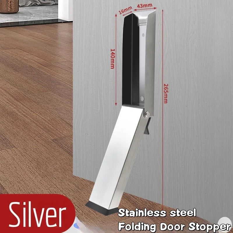 No Drilling Door Stopper Door-entry Windproof Stopper Door Stopper Anti-collision Safety Door Stoppers Home Magnet Door Stapper