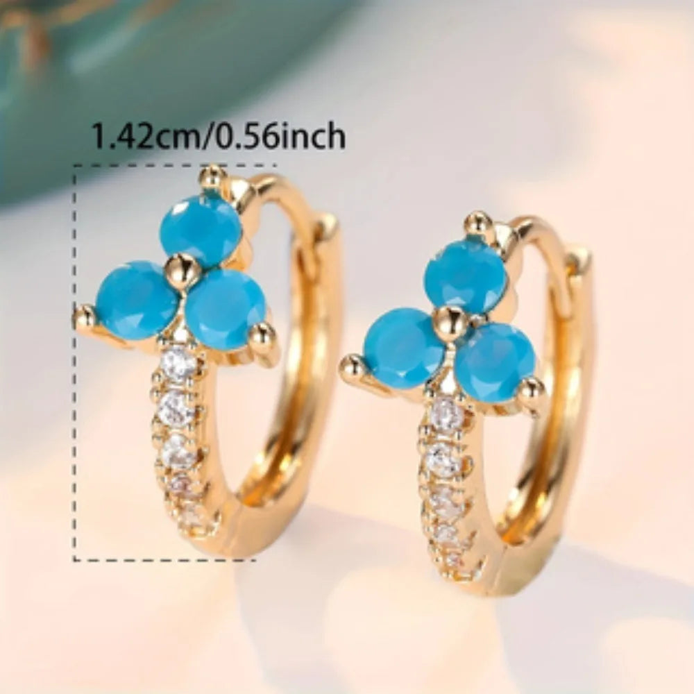 Bohemian Style Vacation Elegant Hoop Earrings for Women Perfect for Parties Weddings and Formal Events All Season Jewelry