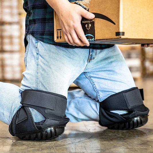 Construction Knee Pads with Thick Foam and Gel Cushioning, Adjustable Kneepads Straps for Work Flooring Gardening