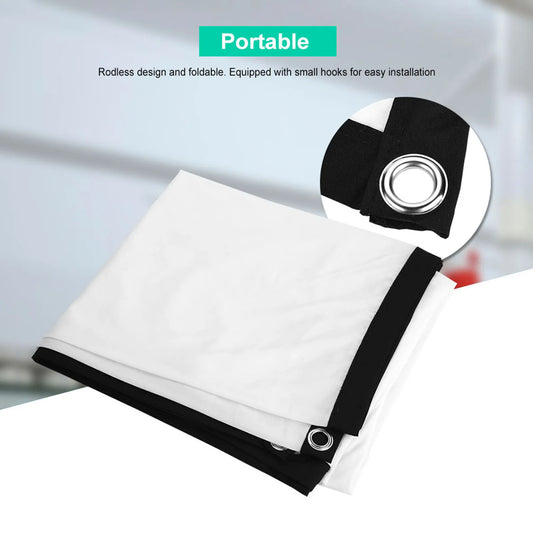100'' Projector Screen 84-100inch 16:9 HD Projector Screen 3D Film Portable Screen Curtains HD Projector Screen Projector Screen