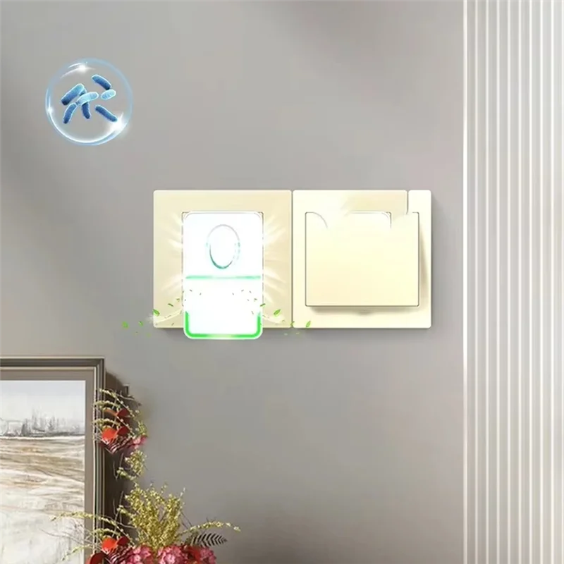 Negative Air Purifier For Home, Bathroom Odor & Pet Deodorizer, Efficient Methanol Smell Removal, Compact Cleaner(EU Plug)-B