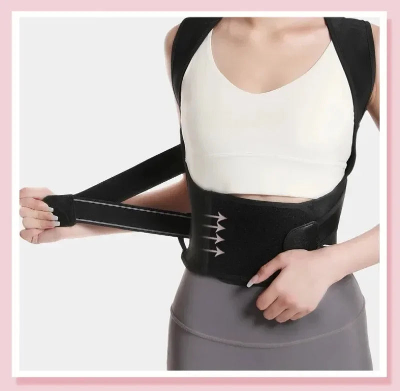 Back Posture Girdle for Women Men Shoulder Posture Corrector Back Support Gym Exercise Pilates Back Straightener Body Shape